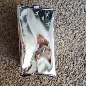 Holographic Pink Dogs Makeup Bag